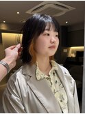 池袋美容室/ショートボブ/縮毛矯正/レイヤーカット/パーマ