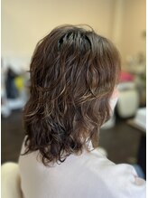 ヘア アート るふるりーる くせ毛風パーマスタイル