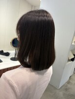 ナンバースリー 溝の口店(Number Three)&nbsp;艶ブラウンボブ【N°3溝の口】