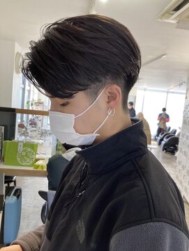 エリマ 横浜西口(elima) 横浜西口大人メンズニュアンスパーマフェザーパーマかりあげ緩め