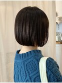 ミニボブ/髪質改善縮毛矯正白髪ぼかしレイヤーショートカット