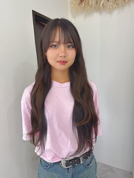 コディー(CODY) ミディアムヘア暗めカラー/デザインカラー/八幡