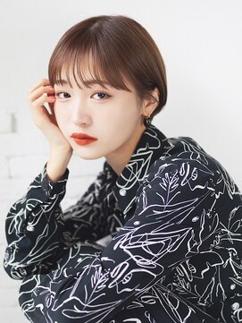 コンパクトショート×シアーショコラブラウン