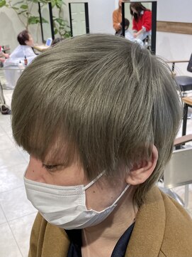 ケンジ 南林間(KENJE) メンズハイトーンカラーで差がつく透明感スタイル【南林間】