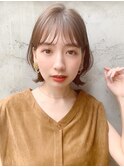 似合わせカットセミディ美髪くせ毛風カールモテ髪#243g0312