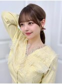 【F】顔まわり前髪カットニュアンスカラー20代30代40代50代◎