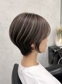 モードケイズトウキョウ 銀座店(MODEK'S TOKYO) 気になる白髪もハイライトでオシャレに【銀座、ショート、ボブ】