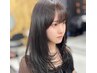 【人気No,3】カット＋地毛風縮毛矯正＋質感UPトリートメント　￥16400