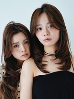 ジーナ 北千住ミルディス通り(Zina) 髪質改善*前髪ラベンダーブラウン*韓国【Zina北千住ミルディス】