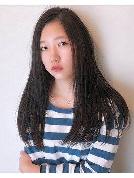 ザブックハンドサロン(The book hand salon) 黒髪ストレートロング