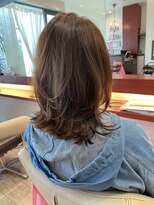 マーリャヘアー(mallia hair) くびれ外ハネミディアム