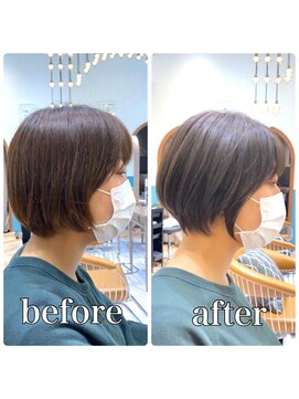 ロンド レグリーズ 立川(Lond leglise) 【山方　直也】マッシュショート×耳かけ×くびれショート