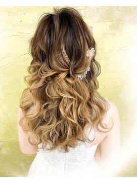 セットサロン ベル(Belle) ハーフアップ