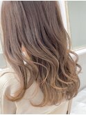 《Mimosa》バレイヤージュ×ベージュ