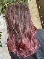 ジェービーヘア 稲毛(jb hair)&nbsp;ピンク系のグラデーションカラー◎jbhair稲毛 千葉