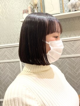 ロンド 銀座(Lond) 【Noa】乾かすだけでまとまるbob×ワイドバング