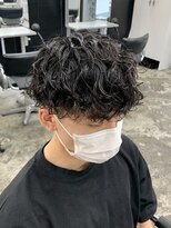メンズヘアトーキョー 原宿(MEN'S HAIR TOKYO) 【リッジスパイラルパーマ】ツーブロック/刈り上げマッシュ