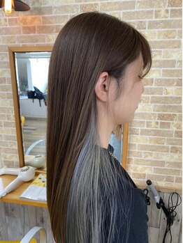 ヘアーグロウ(hair grow)の写真/【荒尾/万田坑近く】最旬トレンドカラーで透明感・艶感を叶える[hair grow]のカラーに注目♪