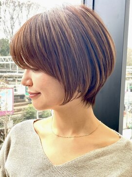 プルーヴ 秋葉原(prove) 30代40代大人女性/前髪ありショートボブ/ショートヘア/髪質改善