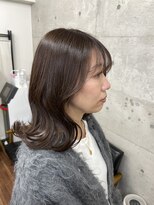 メルシー トータル ブランディング サロン(merci TOTAL BRANDING SALON) 大人くびれセミディ/ミルキーベージュ/艶髪カラー