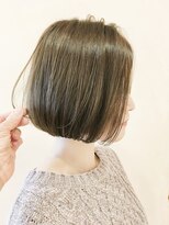 モリオ フロム ロンドン 成増店 【morio成増/一戸】ストレートボブグレージュカラー