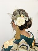 成人式アップスタイル
