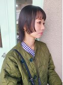 伸ばしかけミディアムボブ/ステップカット/ウルフレイヤーミディ