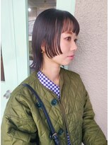 スーハ 恵比寿(SUUHA)&nbsp;伸ばしかけミディアムボブ/ステップカット/ウルフレイヤーミディ