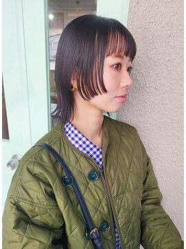 スーハ 恵比寿(SUUHA) 伸ばしかけミディアムボブ/ステップカット/ウルフレイヤーミディ