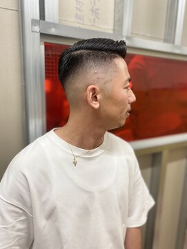 メリケンバーバーショップ トーキョー(MERICAN BARBERSHOP TYO) ハイライト/マッシュパーマ/ウルフ/アッシュブラック251