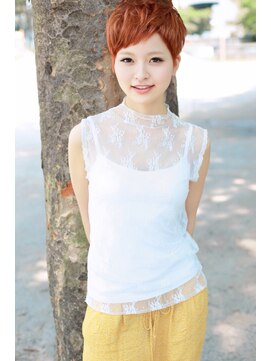 アルトリスト(Altruist Aging×HAIR&SPA) ☆イメチェンピンクベージュアンブレラカラー前髪クールショート