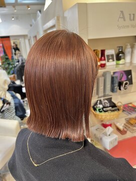 フレイストート(Frais Tout) 小顔/グランマッシュボブ/切りっぱなしボブ/ココアベージュ/20代