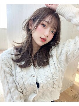 オリジンズヘアーセカンド 守谷店(Origins hair 2nd) 白髪ぼかし系アッシュベージュカラー×BYKARTE TR