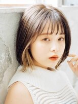 ルシードスタイルアンディアーモ(LUCIDO STYLE andiamo) ボブスタイルインナーカラー肩ライン20代30代40代小顔