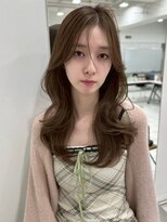 大人可愛い大人美人ふんわりカール小顔カットくびれレイヤー