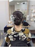 【セットサロンfirst】和装タイトシニヨン♪