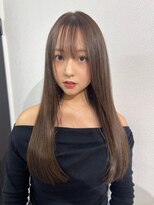 ビビバイベル(BiVi by BHEL)&nbsp;桑名ロングレイヤーカットハッシュカット透明感カラー重めロング