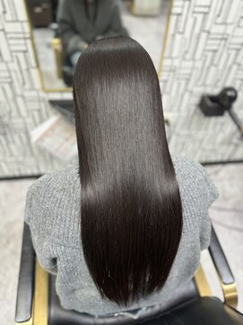 アローズ 久留米店(arose) 大人可愛い透明感立体感グレージュ×エアストレート