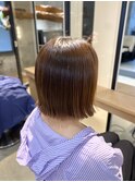 ボブ/切りっぱなし