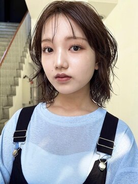 トリッカ 銀座(tricca) ボブパーマ/レイヤーカット/ニュアンスパーマ/小顔ヘア/顔周り