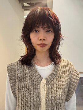 ナヌーク シブヤ(nanuk shibuya) ニュアンスパーマ・くせ毛風パーマ・こっくり暖色カラー