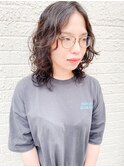 【morio成増/玉井】ミディアムウルフ　リアルパーマ