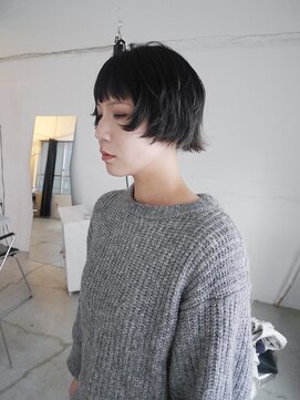 シャギーミニボブ　レイヤーボブ