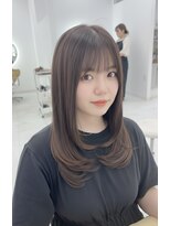 アイニ 天王寺アポロ店(aini)&nbsp;カラーハイライトハッシュカットレイヤーカットボブ髪質改善
