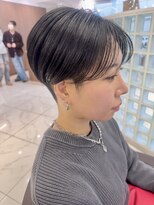 アッシュ 下北沢店(Ash)&nbsp;黒髪でカッコかわいい刈り上げハンサム