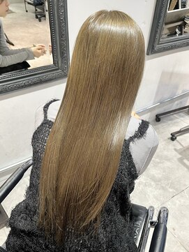 ノエル 池袋店(noel) manami×ヘーゼルベージュ ブリーチなしダブルカラー