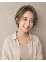 アン 柏店(un)&nbsp;◆小顔ナチュラルショート【ミルクブラウン/ダークパープル】