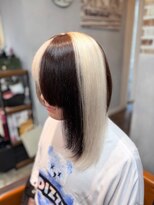 トランクヘアデザイン 大宮(TRUNK hair design) コントラストブロックカラー