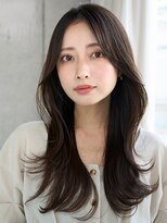 レノラ 髪質改善カラー 本町(LENORA) ハッシュカットヘーゼルグレージュアンニュイヘア