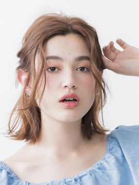 ヘアアンドメイク アース 聖蹟桜ヶ丘店(HAIR&MAKE EARTH) ねじりんぱハーフアップ【EARTH　聖蹟桜ヶ丘】